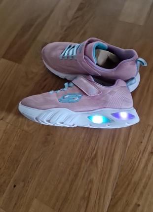 Мигающие кроссовки skechers light ✨️/ размер 35(22см) оригинал