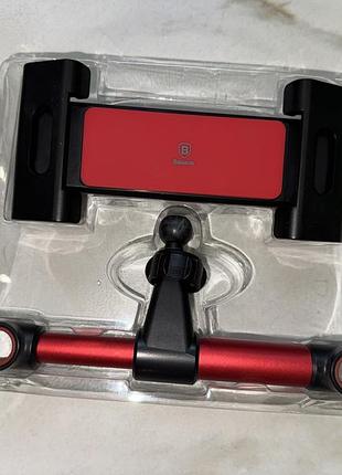 Автодержатель для телефона/планшета baseus back seat holder в машину 8