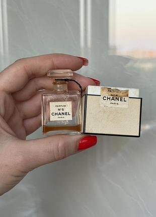 Парфум chanel n5, вінтаж, 7 мл, залишок
