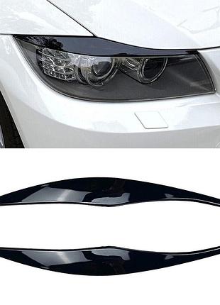 Реснички для фар bmw 3 e90