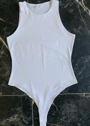 Боді безрукавка білого кольору h&m
