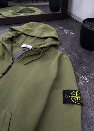 Zip hoodie stone island olive 🔥