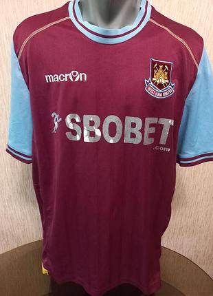 Футболка macron west ham united 2011/2012 #9 (размер 2xl)