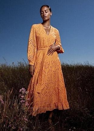 Zara сукня натуральна тканина прошва