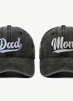 Бейсболка, бейс, кепка, бейсболка мама і тато, бейсболки mom&dad