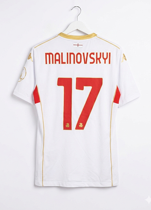 Футбольная форма джено genoa с нанесением malinovskyi 17, размер xl-l,