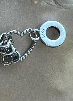Серебряный кулон, серебряный подвес, шарм, кулончик, 925
