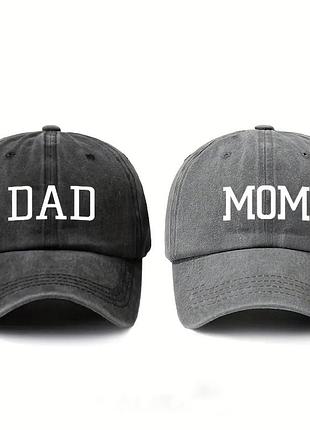 Бейсболка, бейс, кепка, бейсболка мама и папа, бейсболки mom&dad