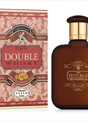 Evaflor double whisky (дабл виски) чоловіча туалетна вода 100 мл