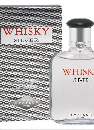 Evaflor whisky silver (виски сильвер) чоловіча туалетна вода 100 мл