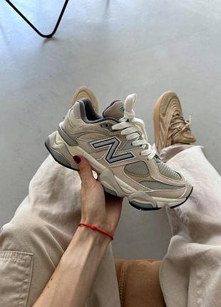 Женские кроссовки new balance 9060 beige