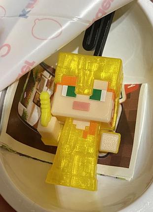 Игрушка kinder joy minecraft майнкрафт (алекс-скрепка)