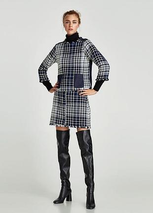 Твидовый костюм zara