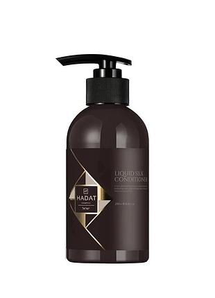 Кондиционер hadat cosmetics восстанавливающий "родкий шелк" liquid silk conditioner 250 мл