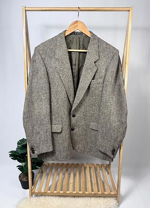 Твідовий класичний вовняний піджак harris tweed оригінал розмір 42