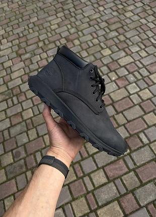 Timberland winsor park chukka черевики чорні шкіряні легкі демі нубук a5y6w ботинки