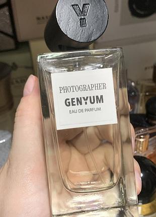 Парфуми розпив ( оригінал) genyum photographer — eau de parfum. оригінальна парфумерія.