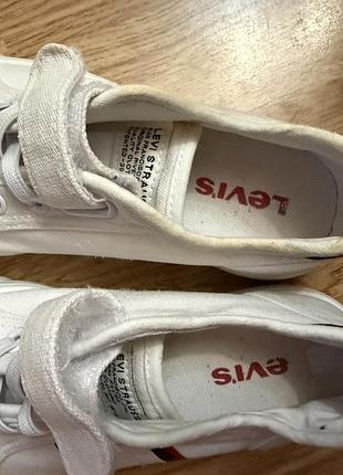 Кеди levi’s 35 білі 5