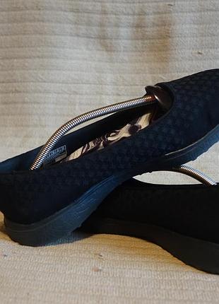 Легчайшие черные веганские балетки skechers memory foam 39 р. ( 26 см.)