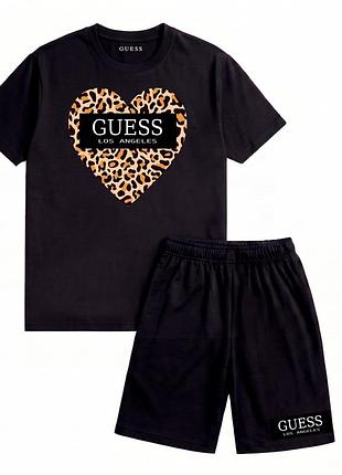 Комплект guess 🔥
шорты + футболка

▪️ классическая футболка
▪️ шорти на шнурку
▪️ стильный принт
