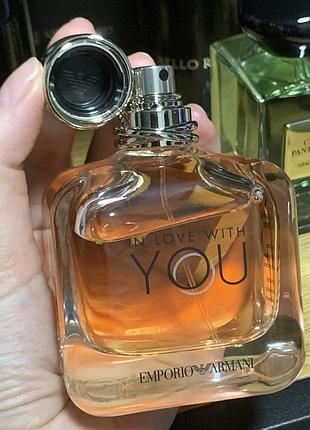 Парфуми розпив ( оригінал) giorgio armani in love with you — eau de parfum. оригінальна парфумерія.