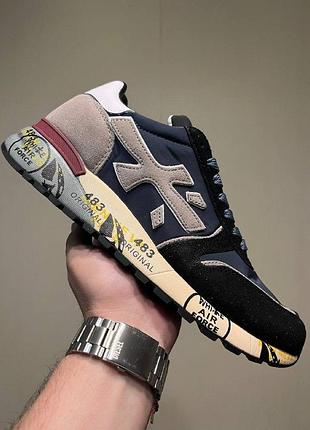 Premiata mick 6421 blue grey
