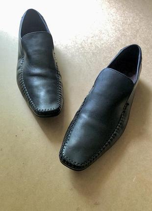 Лоферы кожаные clark's  p .45, 29cm стелька