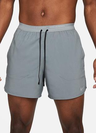 Спортивні шорти nike running stride dri-fit 5 smoke grey xl