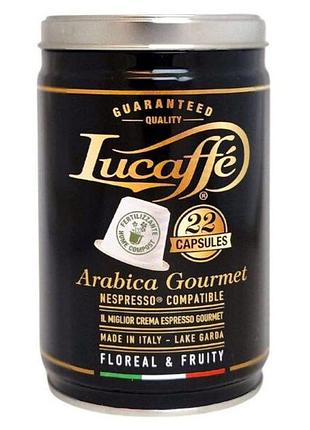 Кофе в капсулах nespresso lucaffe arabica gourmet, 22 шт