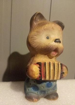 Резиновая игрушка. медвежёнок. резиновая игрушка. 1940 гг.