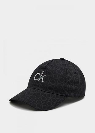 Кепка, бейсболка calvin klein ck monogram черная