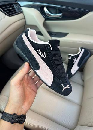 👟 кроссовки puma speedcat black pink / наложка bs👟