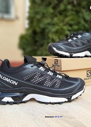 Salomon xt-6 ft чорні з білим