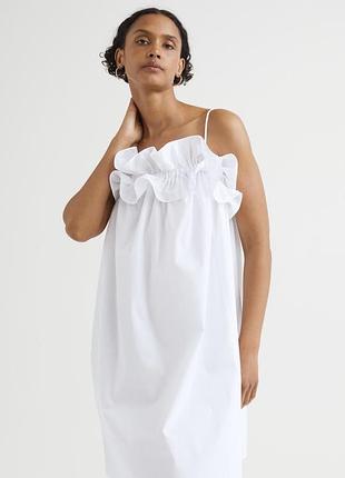 Попліновий повітряний сарафан h&m