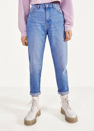 🖤джинсы mom high-waisted женские bershka🖤