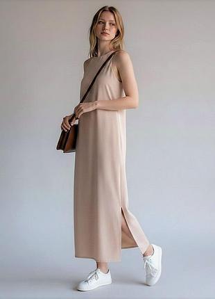 Zara join life міді-сукня з бавовни, розмір l