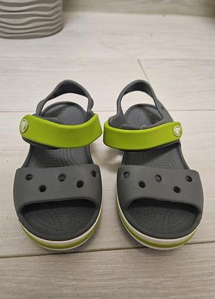 Детские кроксы босоножки crocs c 10 27/28р
