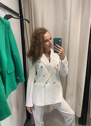 Двубортний піджак zara