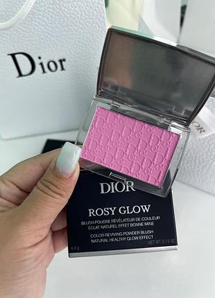 Рум'яна dior backstage rosy glow 001 pink | румяна диор розовый оттенок | dior rosy glow blush 001 pink
