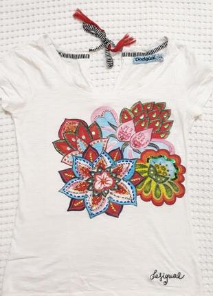 Футболка desigual с вшивкой