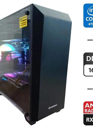 Ігровий пк gamemax nova n5 tower / intel core i7-4790k (4 (8) ядра по 4.0 - 4.4 ghz) / 16 gb ddr3 / 512 gb ssd + 500 gb hdd / amd
