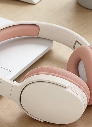 Наушники беспроводные mijia p2961, bluetooth 5,3 спортивные наушники с микрофоном розовые