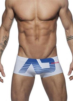 Мужские белые плавки sport line