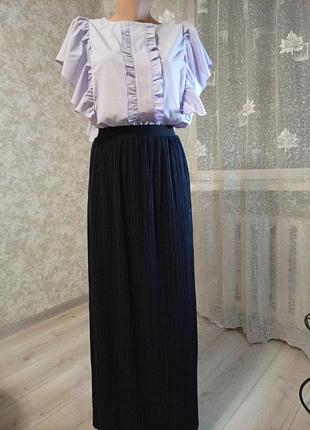 Жіноча святкова спідниця в пліссе макси від  m&s
