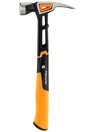 Универсальный молоток гвоздодер 20oz 34 см сталь fiskars cs-0065 3