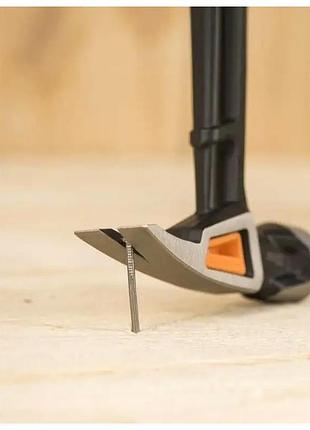 Универсальный молоток гвоздодер 20oz 34 см сталь fiskars cs-0065 9