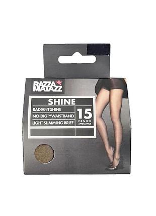 Капронові колготи 3 tall, 15 den бежеві razza matazz
