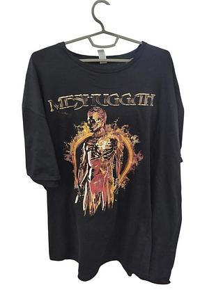 Оригинальный мерч mesguggah футболка металл батал 3xl (gildan)