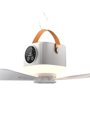 Портативний вентилятор d01 with led and remote control 7200mah