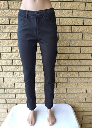 Джинсы женские коттоновые с высокой посадкой стрейчевые casual look, турция 40(l), лето